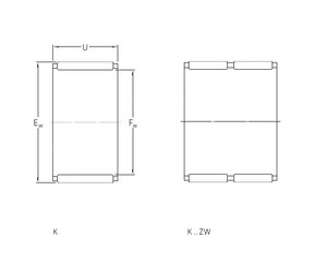 Подшипник K185x195x37 SKF