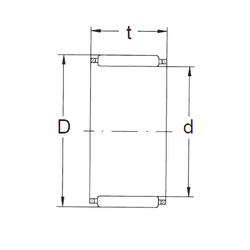 Подшипник K10X16X12 FBJ