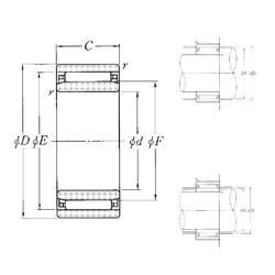 Подшипник NAO-50×68×20 NTN