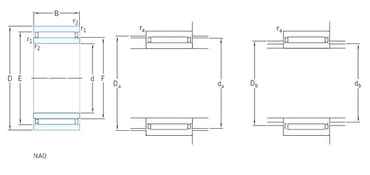 Подшипник NAO25x42x16 SKF