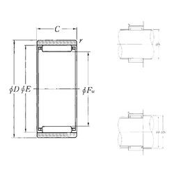 Подшипник RNAO-35×47×18 NTN