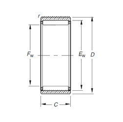 Подшипник RNAO40X55X40 Timken