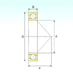 Подшипник 708/600 A ISB