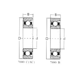 Подшипник 7317AC CRAFT