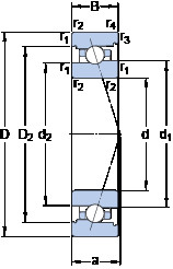 Подшипник 7015 ACB/P4A SKF