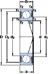 Подшипник S71905 CE/P4A SKF