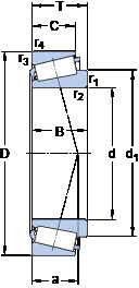 Подшипник 32317 BJ2 SKF