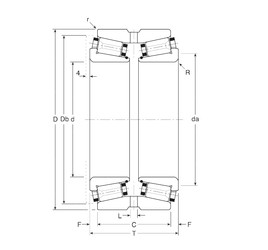 Подшипник 74025/74052G Gamet