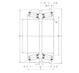 Подшипник 323406XS/323549XHS Gamet