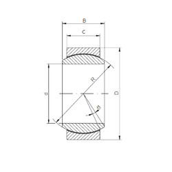 Подшипник GE 045 ECR-2RS CX