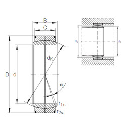 Подшипник GE 500 DO INA