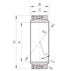 Подшипник GE400-DW INA