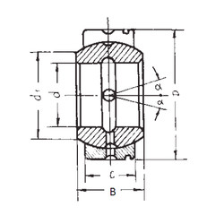 Подшипник GE110XS/K FBJ