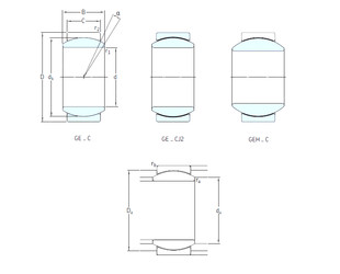 Подшипник GEH70TXG3A-2LS SKF