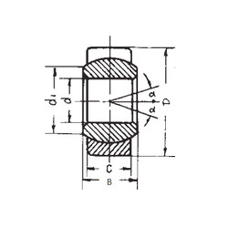 Подшипник GE10E FBJ