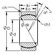 Подшипник GEFZ15T AST