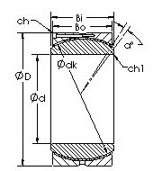 Подшипник GEH260HC AST