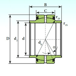 Подшипник GEEM 45 ES 2RS ISB