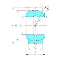 Подшипник GEF90ES LS