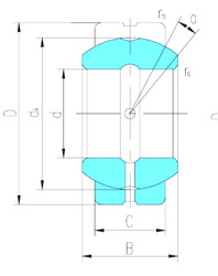 Подшипник GEG35ES-2RS LS