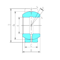 Подшипник GEGZ82ES LS