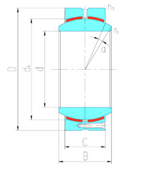 Подшипник GEH110HC LS