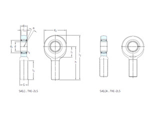 Подшипник SA45TXE-2LS SKF