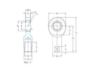 Подшипник SI10C SKF