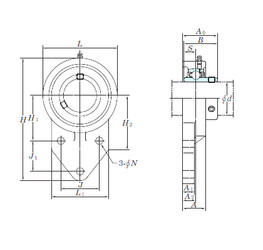 Подшипник UCFB204 KOYO