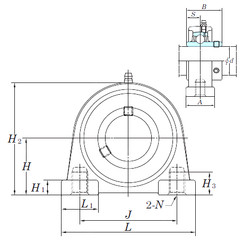 Подшипник UCSPA204H1S6 KOYO