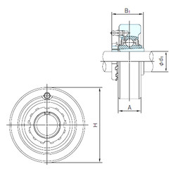 Подшипник UKC310+H2310 NACHI