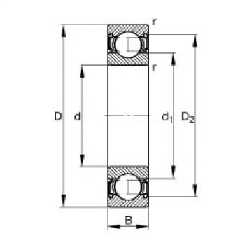 Bantalan 6004-2RSR FAG