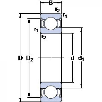 Bantalan 16003-2Z SKF