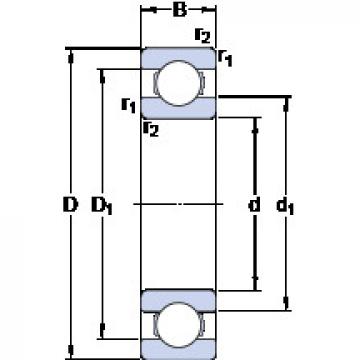 Bantalan 16011 SKF