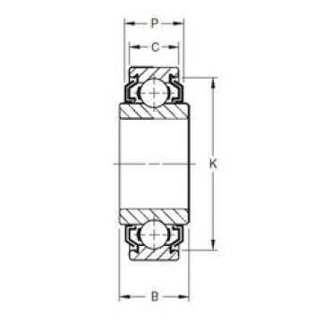 Bantalan 206KLL Timken