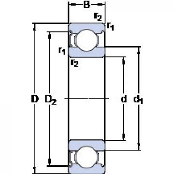 Bantalan 6003-Z SKF