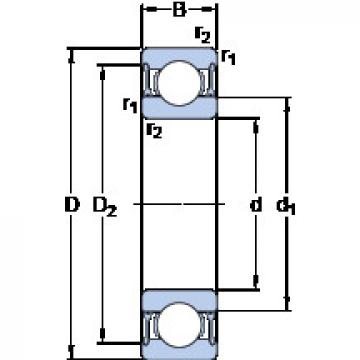 Bantalan 61803-2RZ SKF