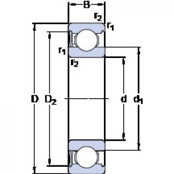 Bantalan 6021-RS1 SKF