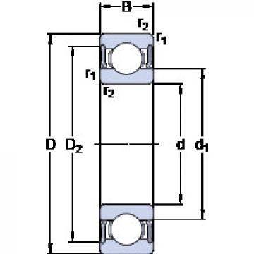 Bantalan 6012-2RS1 SKF