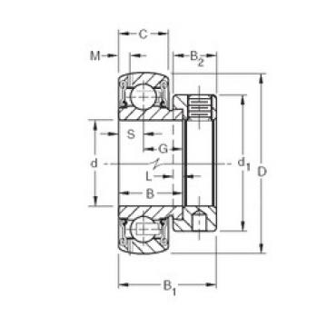 Подшипник GRA201RRB Timken