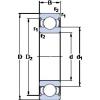 Bantalan 16003-2Z SKF