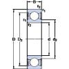 Bantalan 61805-2RS1 SKF #1 small image