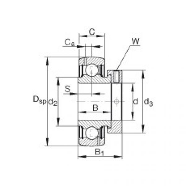 Подшипник GRA107-NPP-B-AS2/V INA #1 image