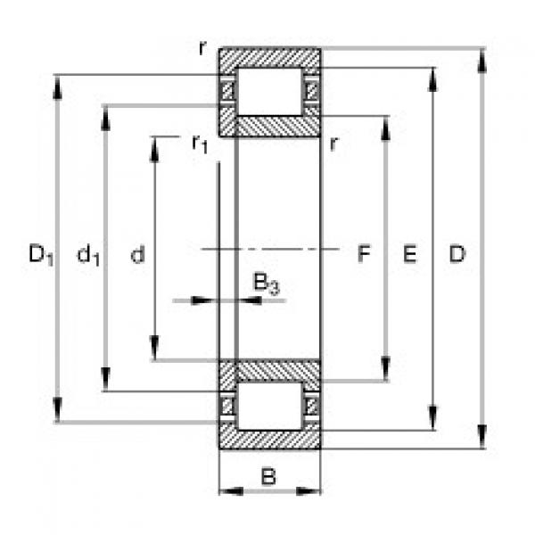 Подшипник NUP315-E-TVP2 FAG #1 image