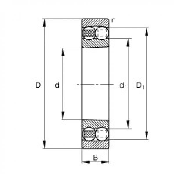 Подшипник 2311-K-TVH-C3 FAG #1 image