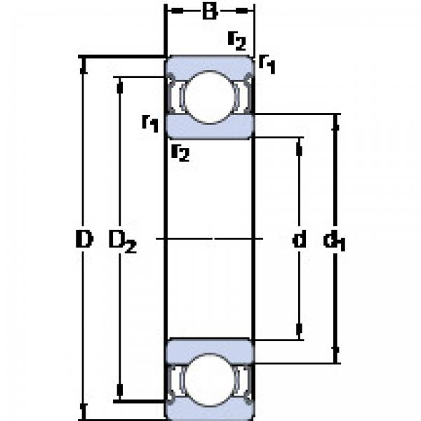 Bantalan 619/6-2Z SKF #1 image