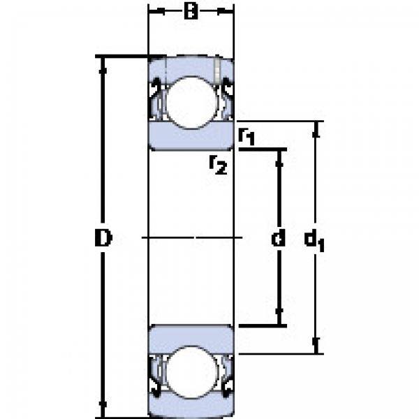 Bantalan 1726209 B-2RS1/VP274 SKF #1 image