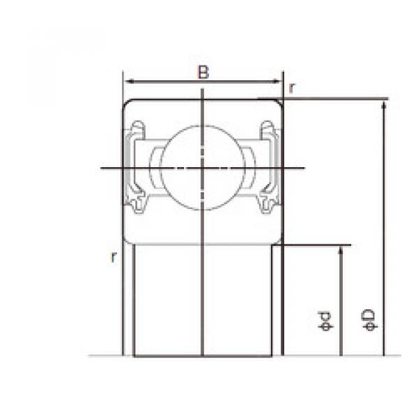 Подшипник 6317-2NK NACHI #1 image