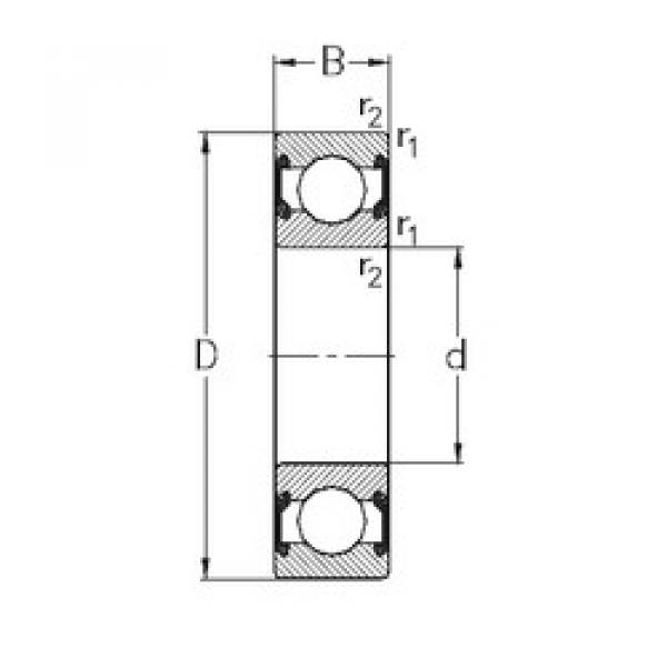 Подшипник 6301-2RS2 NKE #1 image