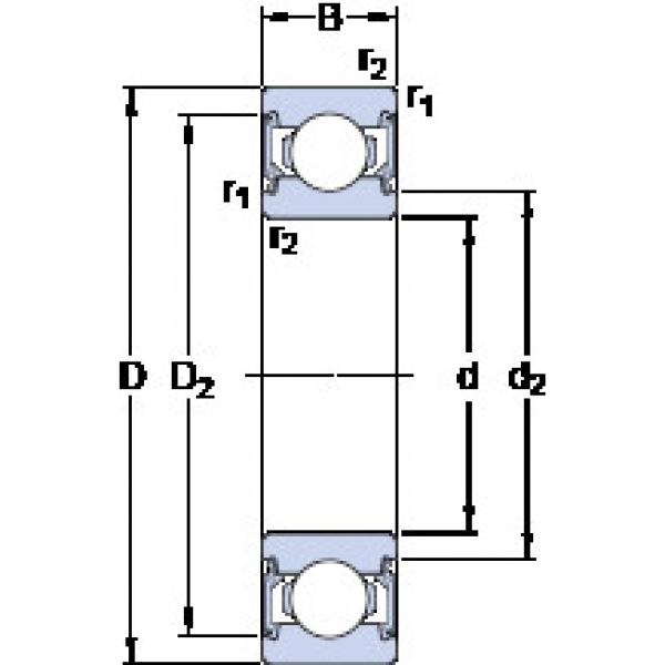 Подшипник 626-2RSL SKF #1 image